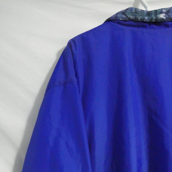 Vintage | OUTBROOK | ladies medium | Blue Reversible Nylon / Fleece Jacket - Picture 11 of 16